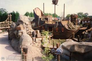 The Original Galleon At Sundown Adventureland Theme Park