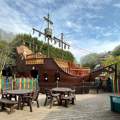 As You Approach The Refreshed Galleon At Sundown Adventureland Kids Theme Park