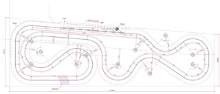 Wild Ostrich Ride Track Plan