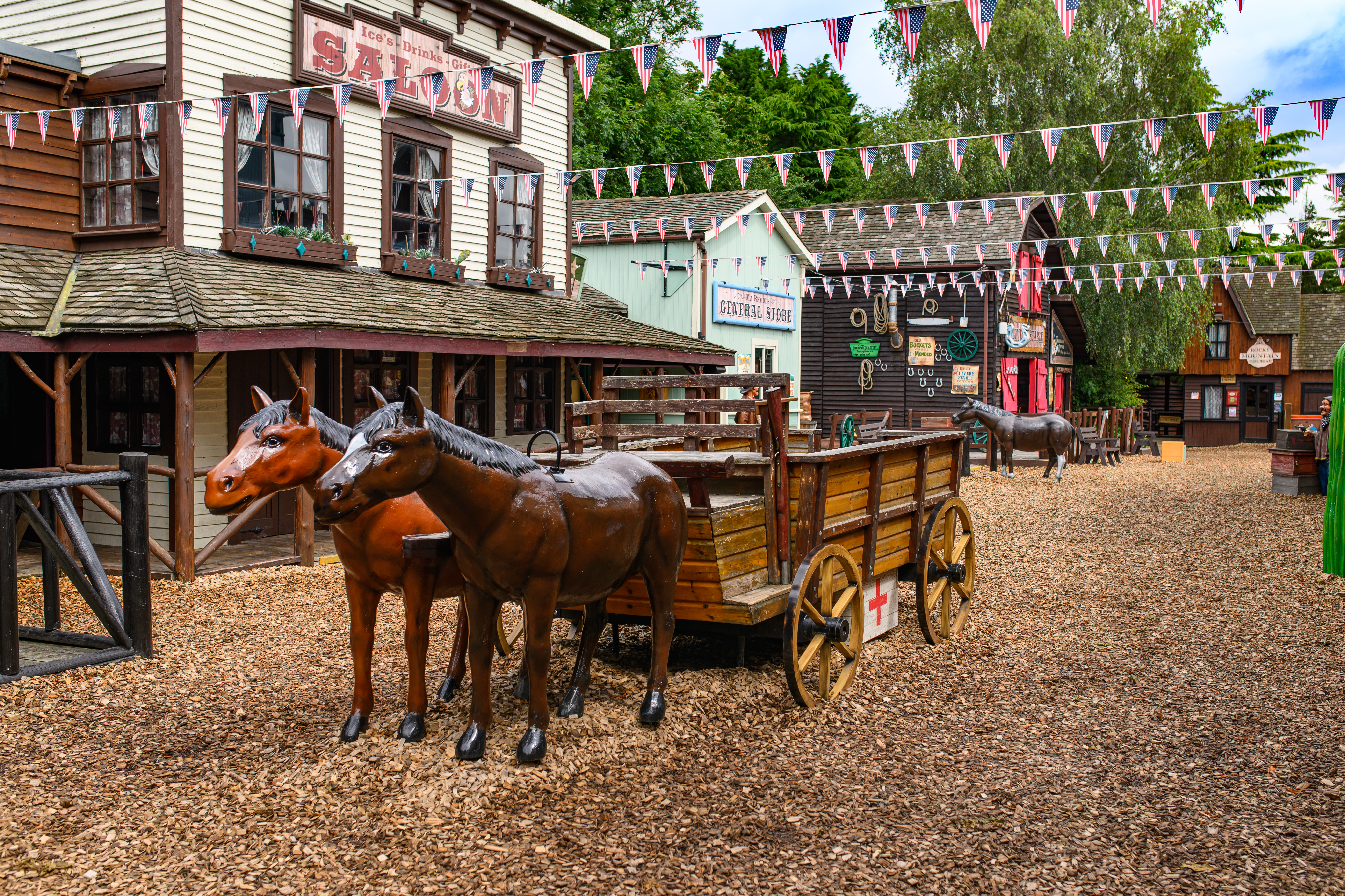 Sundown Adventureland Cowboy Street In The Wild West 3