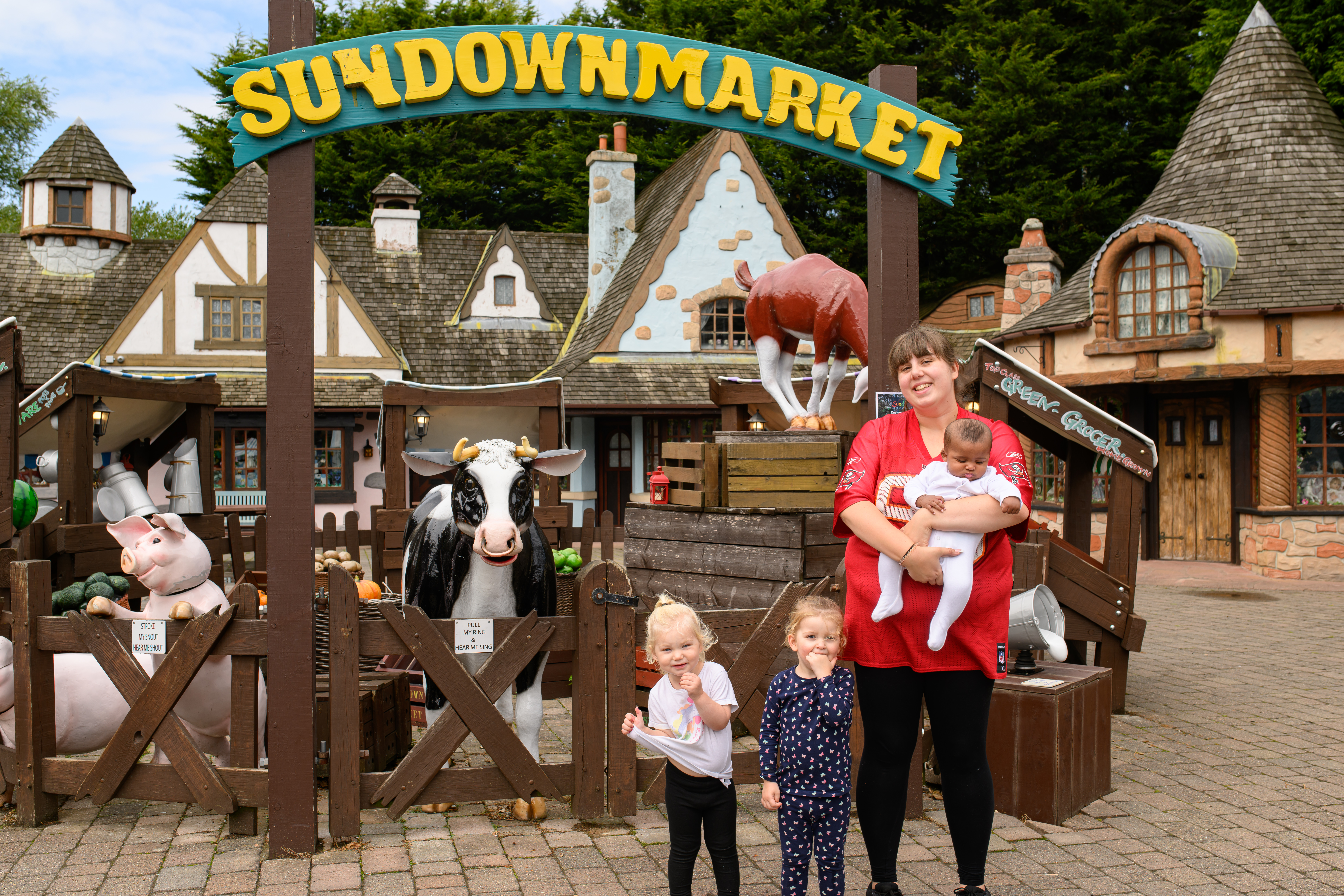 The Market Square At Sundown Adventureland