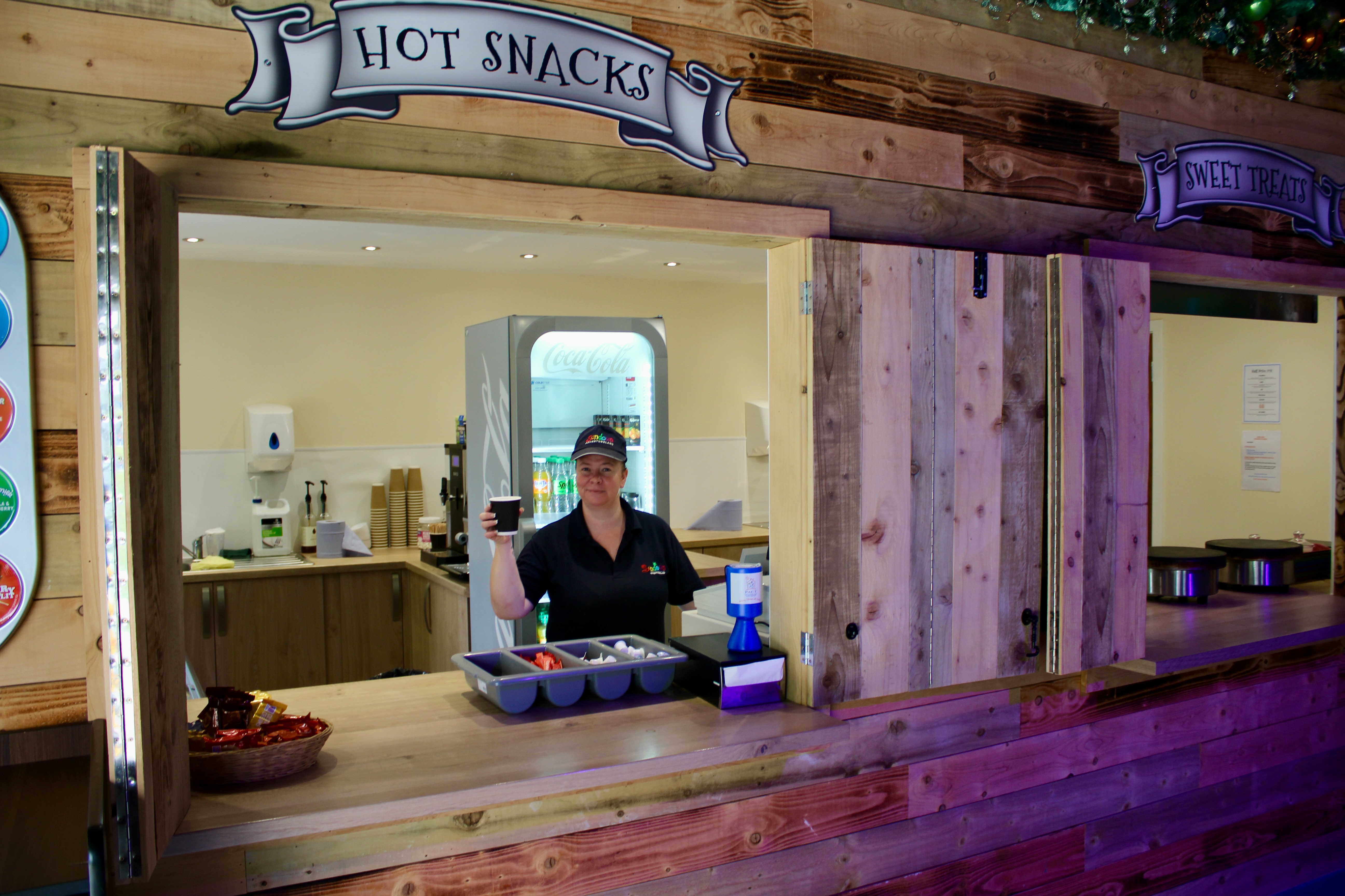 Teas Coffees And Snacks At The Cookie Cabin In The Four Seasons Arena