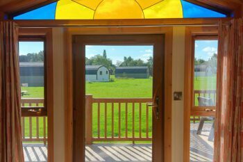 Rabbit Accessible 3 Bedroom Lodge at Sundown Adventureland inside entrance door