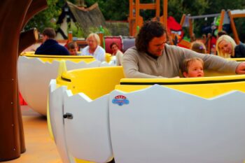 Okie Yolkie ride at Sundown Adventureland theme park near Yorkshire