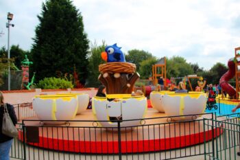 Okie Yolkie ride at Sundown Adventureland theme park near Yorkshire