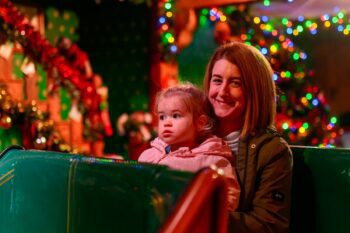 Santa's Sleigh Ride at Sundown Adventureland Christmas ride in Nottinghamshire 3