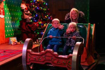 Santa's Sleigh Ride at Sundown Adventureland Christmas ride in Nottinghamshire 3