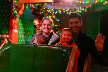 Santa's Sleigh Ride at Sundown Adventureland Christmas ride in Nottinghamshire 3