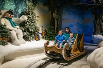 Santa's Sleigh Ride at Sundown Adventureland Christmas ride in Nottinghamshire 3