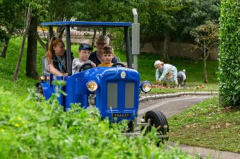 The Tractor Ride at Sundown Adventureland theme park for the under tens
