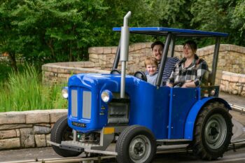 The Tractor Ride at Sundown Adventureland theme park for the under tens