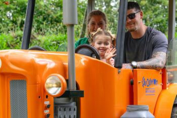 The Tractor Ride at Sundown Adventureland theme park for the under tens
