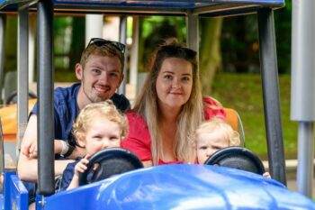 The Tractor Ride at Sundown Adventureland theme park for the under tens