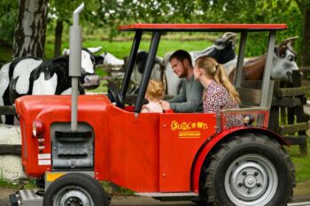 The Tractor Ride at Sundown Adventureland theme park for the under tens